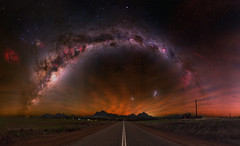 Milky Way above Stirling Ranges, Western Australia