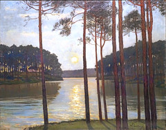 "Le Soir sur le Schlachtensee" de Walter Leistikow (Berlinische Galerie, Berlin)