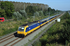 186 004 NS + IC 9224 + 186 002 NS, line 25N, Steenokkerzeel, 20/09/2024