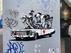 Wall art ambulance