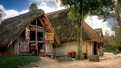 Damstrate basket maker and tin foundry - Archeon (Alphen aan Den Rijn/NL)