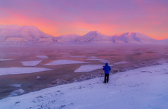 Beach time in Longyearbyen