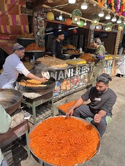 Fresh 'jalebi'- just off the wok