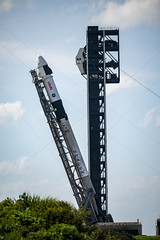 NASA’s SpaceX Crew-9 Falcon 9-Dragon Rollout at Space Launch Complex 40 (NHQ202409270002)