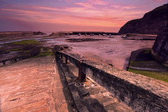 Staithes Harbour at Golden Hour