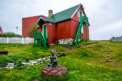 Qaqortoq, doors above the snow line