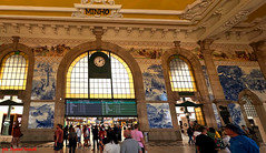 Porto - decoration of the railway station with 