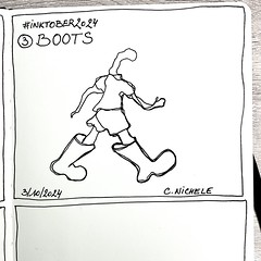 Inktober 2024 day 3: prompt Boots © 27378944@N05 Flickr