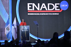 Presidente Bernardo Arévalo participó en el evento Encuentro Nacional de Empresarios con el tema Desarrollo (ENADE 2024), con el nombre Certeza Jurídica, Un Estado Digital y Transparente by Gobierno de Guatemala