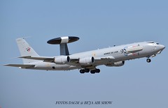 ARMÉE DE L'AIR (FRENCH AIR FORCE) BOEING E-3F SENTRY (CN 202) F-UJCB / B.A. DE BEJA (LPBJ) PORTUGAL.