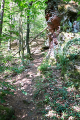 Path along some rocks