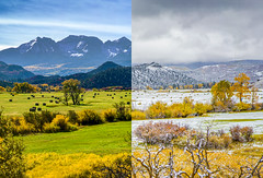 Double RL Ranch same location but snow 24 Hours Later, Telluride, CO, USA