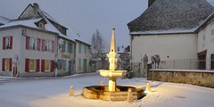 Campan (Hautes-Pyrénénées, Occitanie, Fr) –  La neige