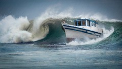 Fishing Boat in Stormy Weather