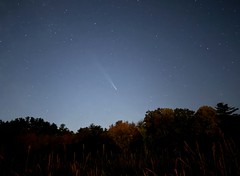 Comet Tsuchinshan-ATLAS as seen from River Rd in Boscawen tonight 10/19/24. © 34155736@N07 Flickr