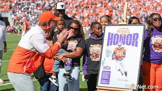 CJ Spiller Ring of Ceremony & UVA Pregame Photos