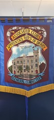 Apprentice Boys of Derry (ABOD) Banners in the Memorial Hall Derry Londonderry 2024