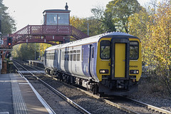 Class 156 156468 at Wylam