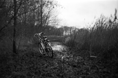 Bike-adventure on a rainy day (Agfa Clack)