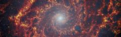 Catching the edge of the phantom galaxy (NIRCam and MIRI image)