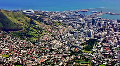 SÜDAFRIKA, Table Mountain,  rund um den Tafelberg, Blick auf die Stadt, 22922