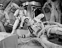 Michael Collins Trains for His Gemini X Spacewalk