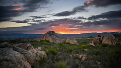 Sonnenuntergang in Andalusien