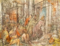 Christ Driving the Money Changers from the Temple, Jacopo Bassano