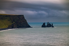 View of Reynisfjara from Dyrholaey