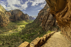 Zion Canyon from Angels' Landing trail