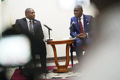 UK Foreign Secretary David Lammy meets the Governor of Lagos State, Babajide Sanwo-Olu