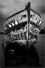 Cimetière de bateaux à Saint Malo