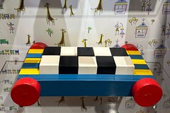 TOY  BLOCK CART || HOUTEN BLOKKEN WAGEN