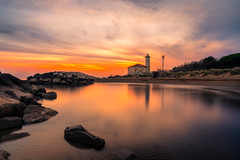 sunset at the lighthouse