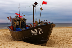 Fishing boat on the beach