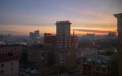 Morning view of Omsk