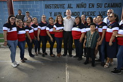Presidente Bernardo Arévalo visita Escuela Oficial Rural Mixta Aldea El Ingeniero by Gobierno de Guatemala