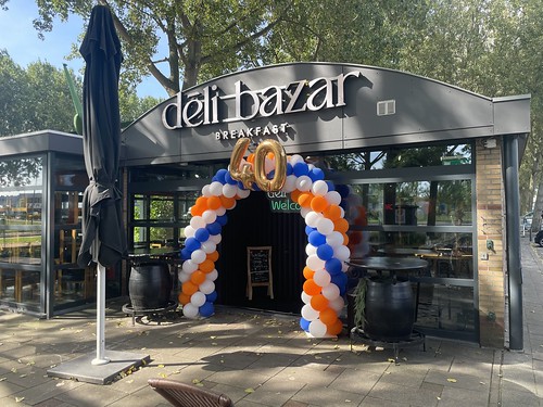 Ballonboog 6m Folieballon Cijfer 40 Verjaardag Deli Bazar Rotterdam