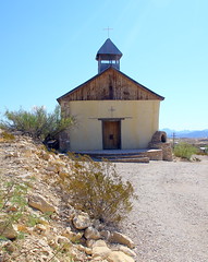 St Agnes Church, Terlingua Ghost Town - West of Big Bend National Park, Southwestern Texas