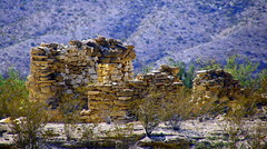 Old Building ruins, Terlingua Ghost Town - West of Big Bend National Park, Southwestern Texas