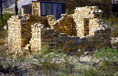 Old Building ruins, Terlingua Ghost Town - West of Big Bend National Park, Southwestern Texas