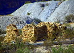 Old Building ruins, Terlingua Ghost Town - West of Big Bend National Park, Southwestern Texas