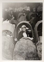 France? Keeping patients outside in the 1918 flu pandemic? Vintage found photo.