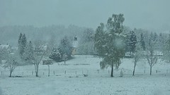 Small chapel in the snow