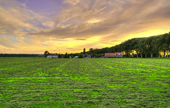 Kanaalweg, village of Warmenhuizen, The Netherlands.