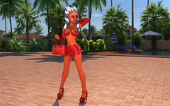 Ahsoka Tano in mini skirt