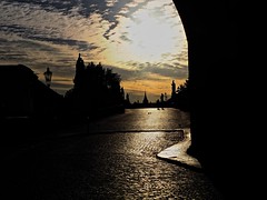 Approach to the Charles Bridge