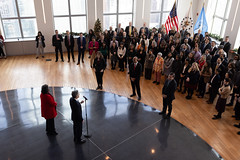 Secretary Blinken Meets with USUN Staff