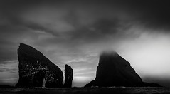 Tindhólmur & Drangarnir ,The sleeping dragons in the middle of the atlantic ocean.