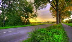 Kanaalweg, village of Warmenhuizen, The Netherlands.